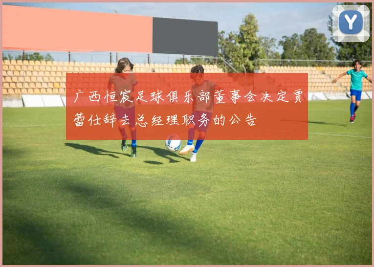 广西恒宸足球俱乐部董事会决定贾蕾仕辞去总经理职务的公告